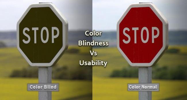 traffic stop signs color versus usability