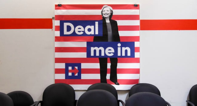 Deal Me In hilary clinton poster