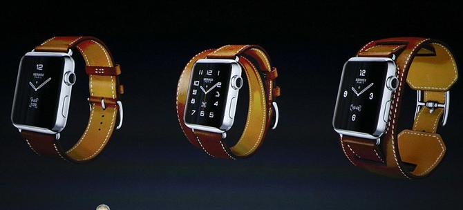 apple also revealed it has been working with fashion firm hermes