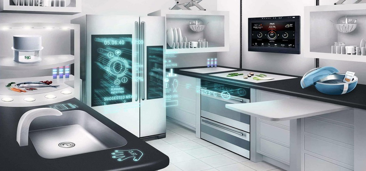 internet of things devices in a kitchen
