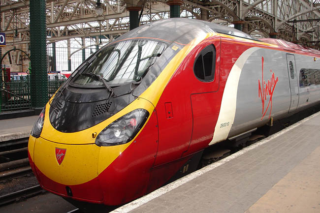 Picture of a Virgin Train